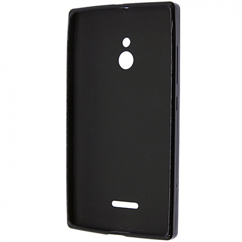 Чехол-накладка для Nokia Lumia XL Melkco TPU черный фото 2