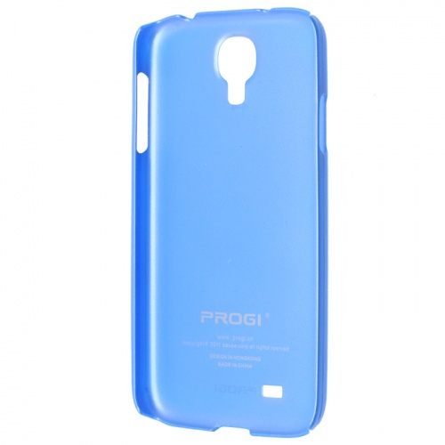 Чехол-накладка для Samsung i9500 Galaxy S4 Progi синий фото 2