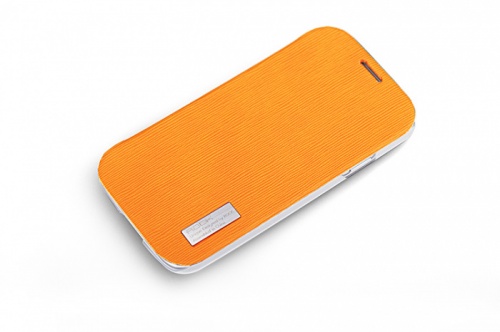 Чехол-книга для Samsung i9500 Galaxy S4 Rock Elegant оранжевый фото 2