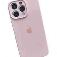 Чехол-накладка для iPhone 15 Pro Max Silicone Case пудровый