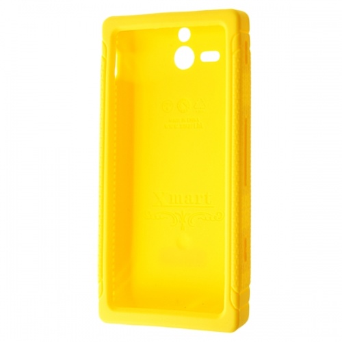 Чехол-накладка для Sony Xperia U ST25i Xmart Elves желтый фото 2
