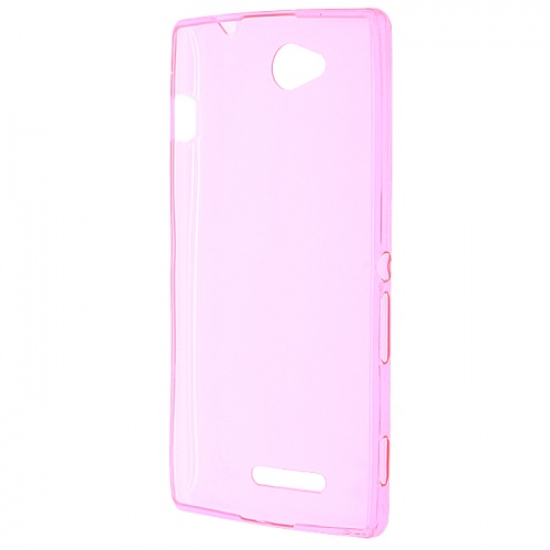 Чехол-накладка для Sony Xperia C S39h C2305 Just Slim розовый фото 2