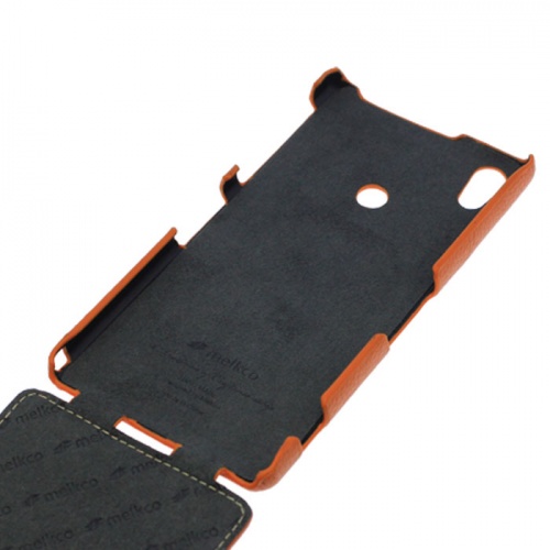 Чехол-раскладной для Sony Xperia Z2 Melkco оранжевый фото 3
