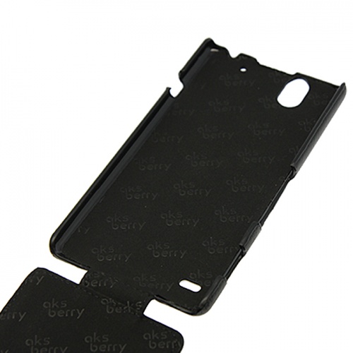 Чехол-раскладной для Sony Xperia C4 Aksberry черный фото 3