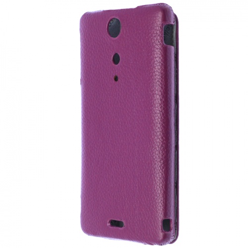 Чехол-раскладной для Sony Xperia TX Melkco Jacka фиолетовый фото 3