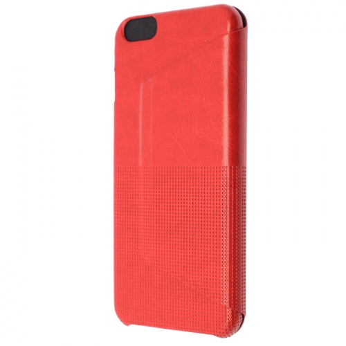 Чехол-книга для iPhone 6/6S Plus Hoco Crystal Fashion красный фото 2