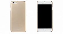 Чехол-накладка для iPhone 6/6S Plus Nuoku SOFTIP6PLUSGLD золотой