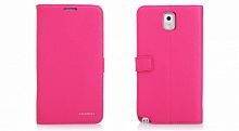 Чехол-книга для Samsung Galaxy Note 3 Nuoku BOOKNOTE3PNK розовый