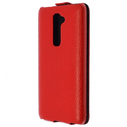 Чехол-раскладной для LG Optimus G2 Melkco красный фото 2