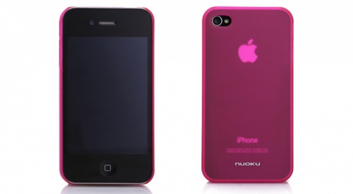 Чехол-накладка для iPhone 4/4S Nuoku FRESHIP4PNK розовый фото 5