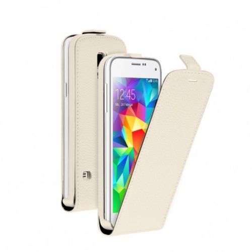 Чехол-раскладной для Samsung G800 Galaxy S5 mini Deppa белый