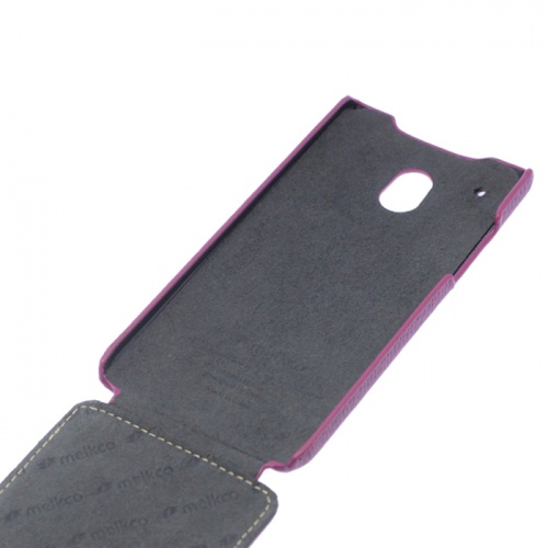 Чехол-раскладной для HTC One Mini Melkco фиолетовый фото 3