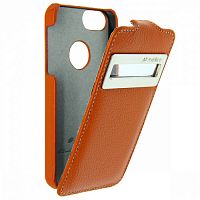 Чехол-раскладной для iPhone 5/5S/SE Melkco ID оранжевый  
