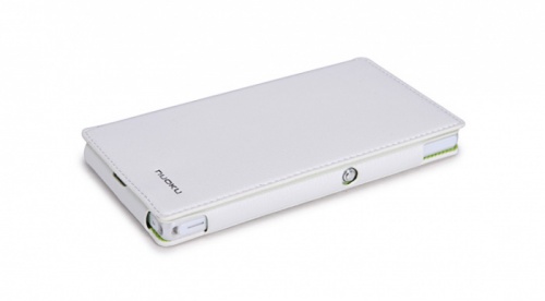 Чехол-книга для Sony Xperia Z L36i Nuoku GRACEL36HWHI белый фото 2