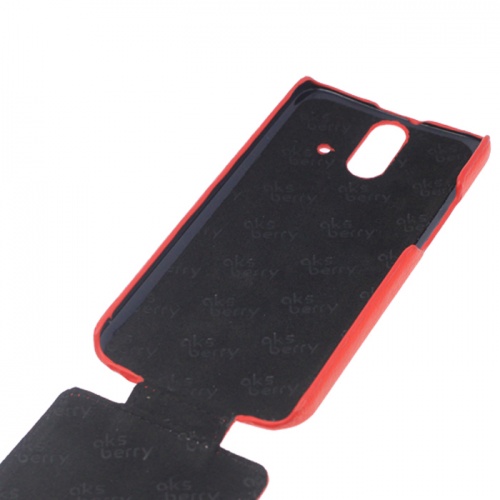 Чехол-раскладной для HTC One E8 Aksberry красный фото 3