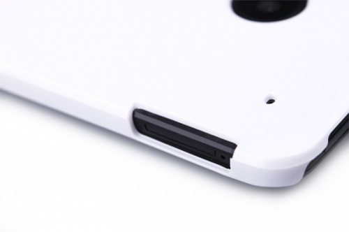 Чехол-накладка для HTC One M7 Rock Naked Shell белый фото 3