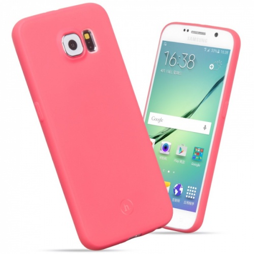 Чехол-накладка для Samsung Galaxy S6 Hoco Juice Series TPU Case розовый
