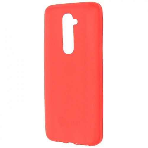 Чехол-накладка для LG Optimus G2 Sipo TPU 0.5mm красный