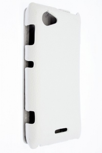 Чехол-раскладной для Sony Xperia L C2105 Armor Full белый фото 3