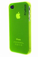 Чехол-накладка для iPhone 4/4S X-Levis Pipilu пластик матовый желтый