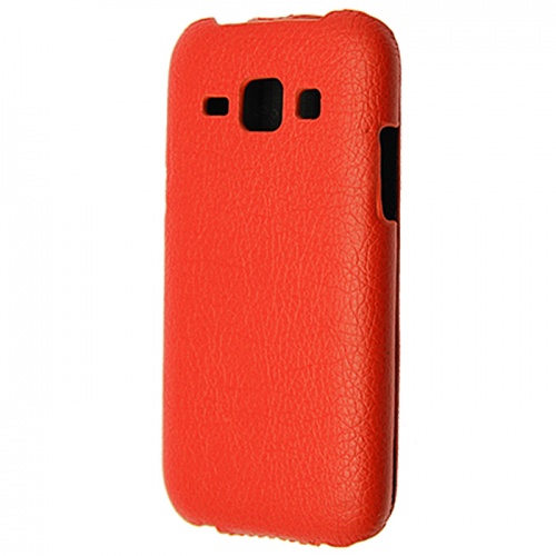 Чехол-раскладной для Samsung Galaxy J1 Aksberry красный фото 3