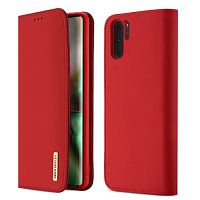 Чехол-книга для Samsung Note 10 Dux Ducis Wish Series красная