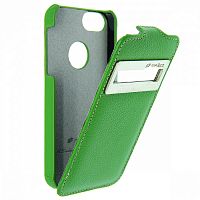 Чехол-раскладной для iPhone 5/5S/SE Melkco ID зеленый  