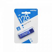 USB флешка 128Gb Smartbuy Glossy USB 3.0 синяя