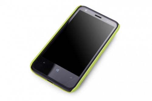 Чехол-накладка для Nokia Lumia 620 Rock Naked Shell желтый фото 2