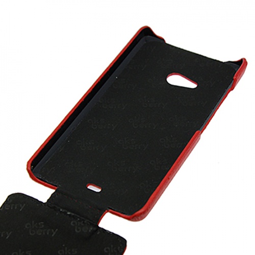 Чехол-раскладной для Microsoft Lumia 540 Aksberry красный фото 2