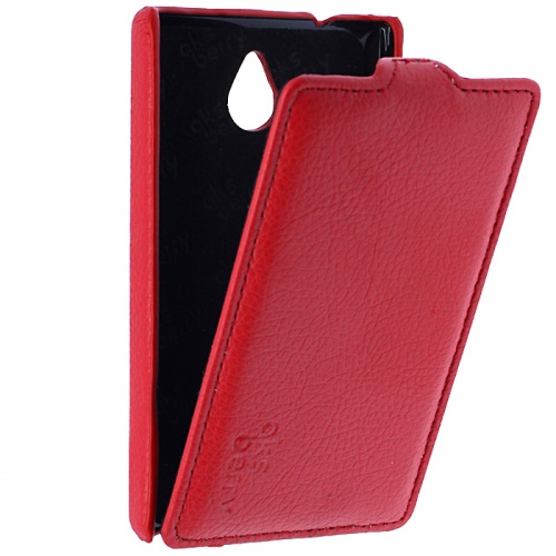 Чехол-раскладной для Nokia X2 Aksberry красный