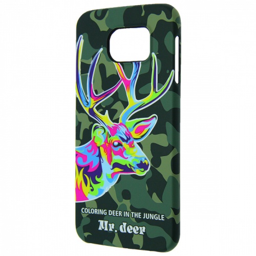Чехол-накладка для Samsung Galaxy S6 Vool Mr.Deer