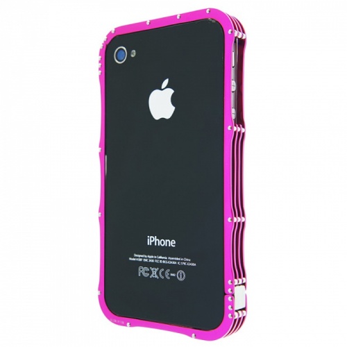 Бампер для iPhone 4/4S iMatch 3000 фиолетовый фото 3
