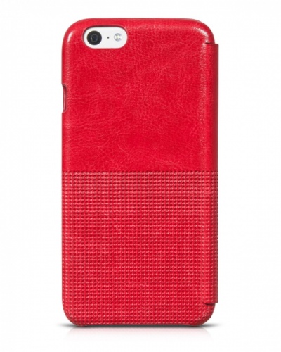 Чехол-книга для iPhone 6/6S Hoco Crystal Fashion красный фото 2
