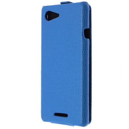 Чехол-раскладной для Sony Xperia E3 Aksberry синий фото 3