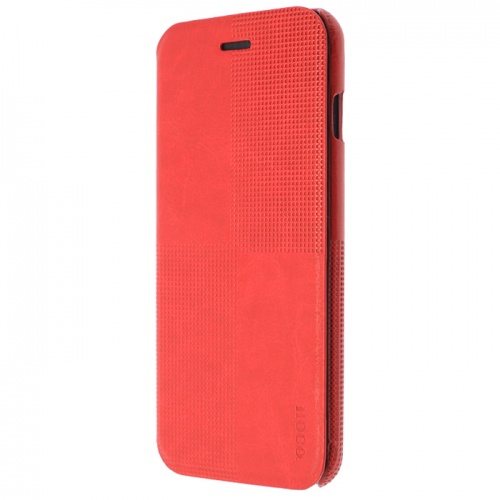 Чехол-книга для iPhone 6/6S Plus Hoco Crystal Fashion красный