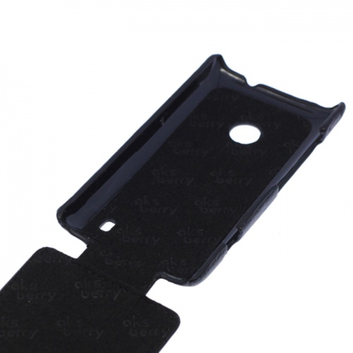 Чехол-раскладной для Nokia Lumia 520/525 Aksberry черный фото 2