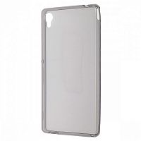 Чехол-накладка для Sony Xperia M4 Aqua iBox Crystal серый
