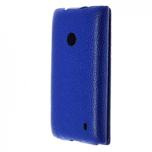 Чехол-раскладной для Nokia Lumia 520 Melkco синий фото 3