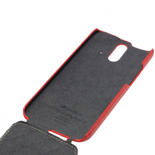 Чехол-раскладной для HTC One E8 Melkco красный фото 3