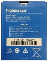 Аккумулятор Highscreen Spade 4.2V 2100mAh orig