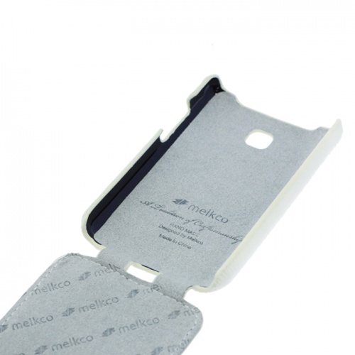 Чехол-раскладной для LG Optimus L3 II Dual E435 Melkco белый фото 2