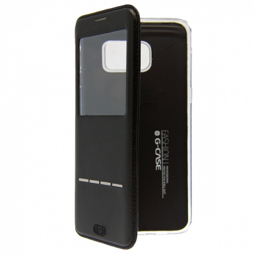 Чехол-книга для Samsung Galaxy S6 Edge Plus G-Case Sense Series II черный