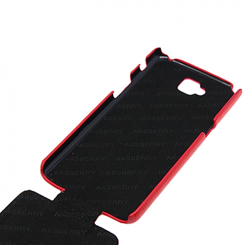 Чехол-раскладной для LG Optimus G Pro Lite D686 Aksberry красный фото 2