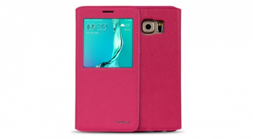 Чехол-книга для Samsung Galaxy S6 Edge Plus Nuoku BOOKSGS6EPPNK розовый