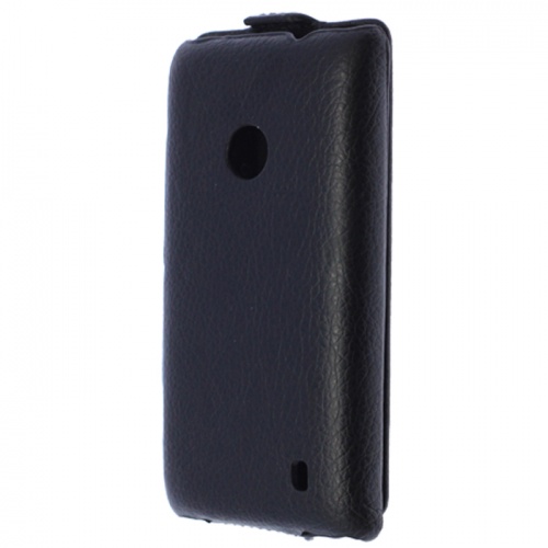 Чехол-раскладной для Nokia Lumia 520/525 Aksberry черный фото 3