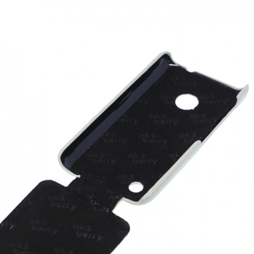 Чехол-раскладной для Nokia Lumia 530 Aksberry белый фото 2