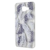 Чехол-накладка для Samsung Galaxy A7 2016 Deppa Limited Art Case Nature Boho перья