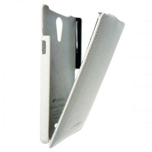 Чехол-раскладной для Sony Xperia ZR C5503 Melkco белый фото 3