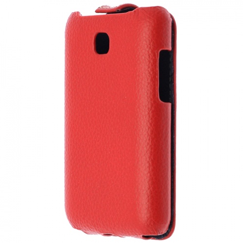 Чехол-раскладной для LG Optimus L3 II Dual E435 Melkco красный фото 3